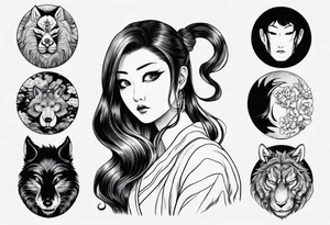 Tomie tattoo idea