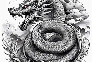 Snake dragon d
Sky tattoo idea