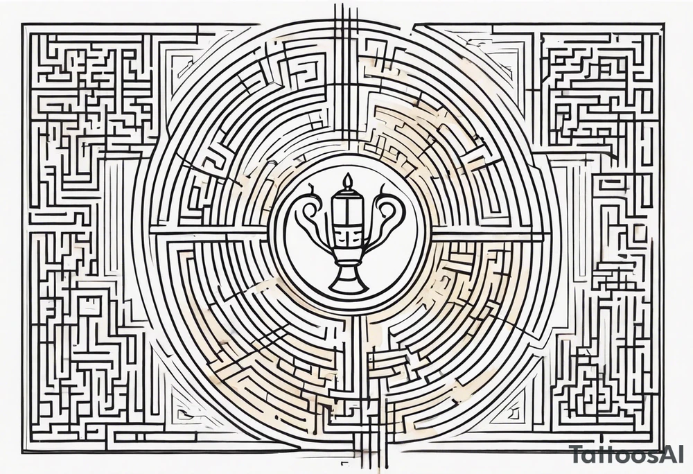 Bell, Maze, tracks, North Star, Graveyard, Mask, Eternal, Rewind, tattoo idea