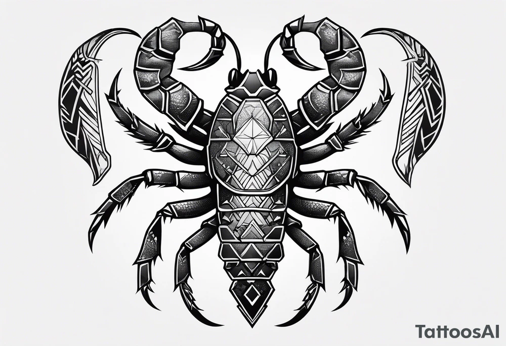 Scorpion tattoo tattoo idea