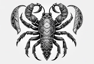 Scorpion tattoo tattoo idea