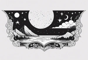 night Sky tattoo idea