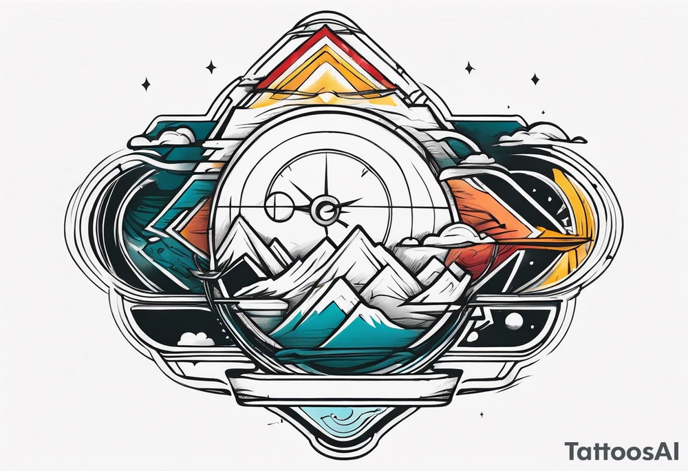 Speed trail tattoo idea