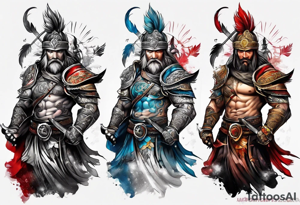 Warrior tattoo idea