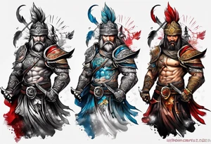 Warrior tattoo idea