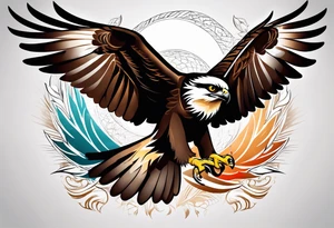 osprey taking off tattoo idea