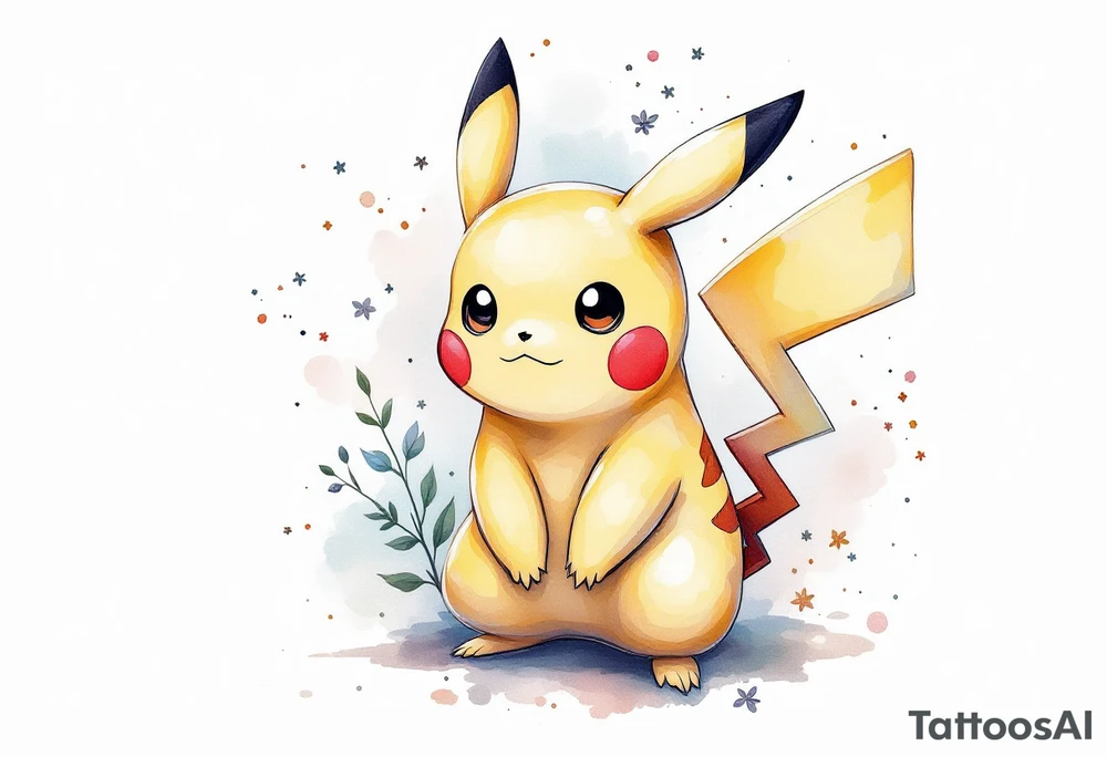 pikachu tattoo idea