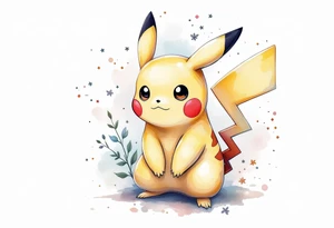 pikachu tattoo idea