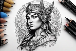 Athena tattoo idea