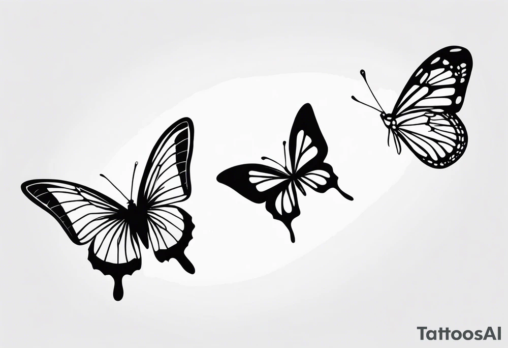 Borboletas tattoo idea