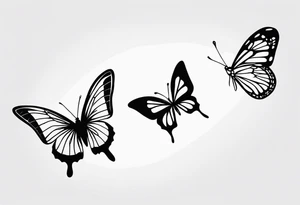 Borboletas tattoo idea