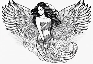 Half polynesian a angel on the inner bicep phillippines inspire the rest tattoo idea