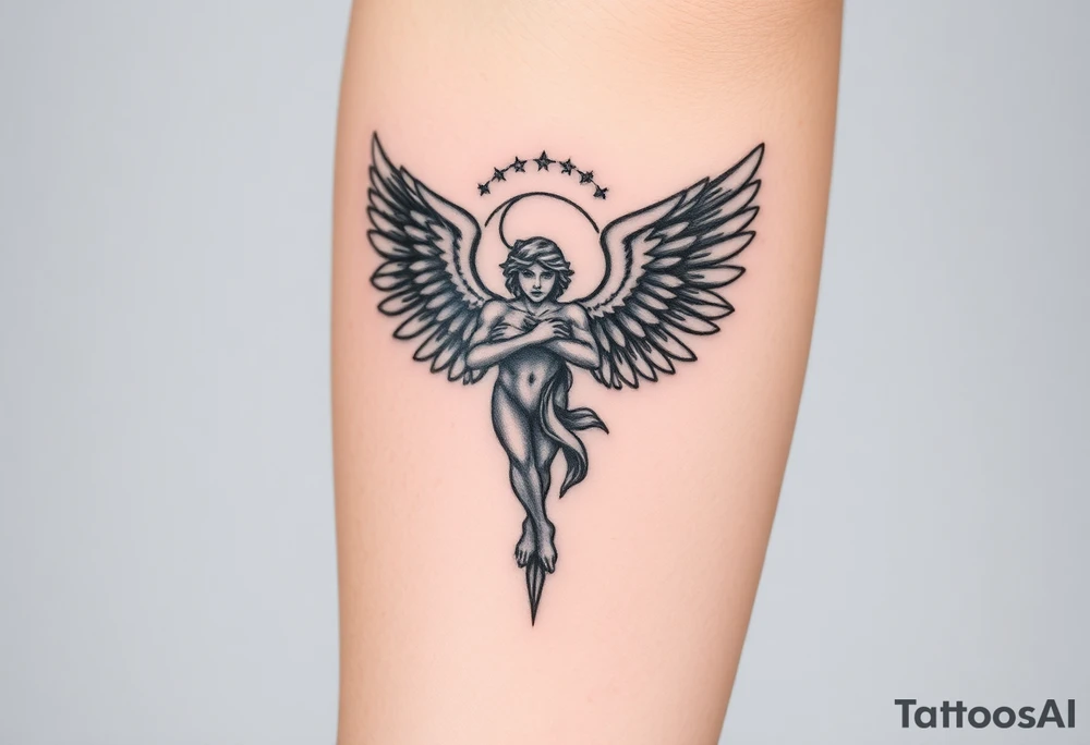 Archangel, seraphim, biblically accurate tattoo idea