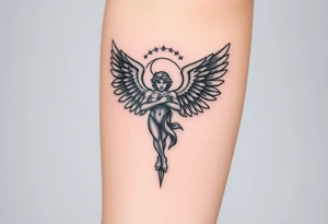 Archangel, seraphim, biblically accurate tattoo idea