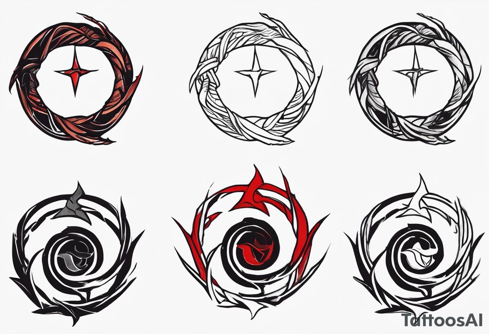 dead ouroboros enthropy tattoo idea