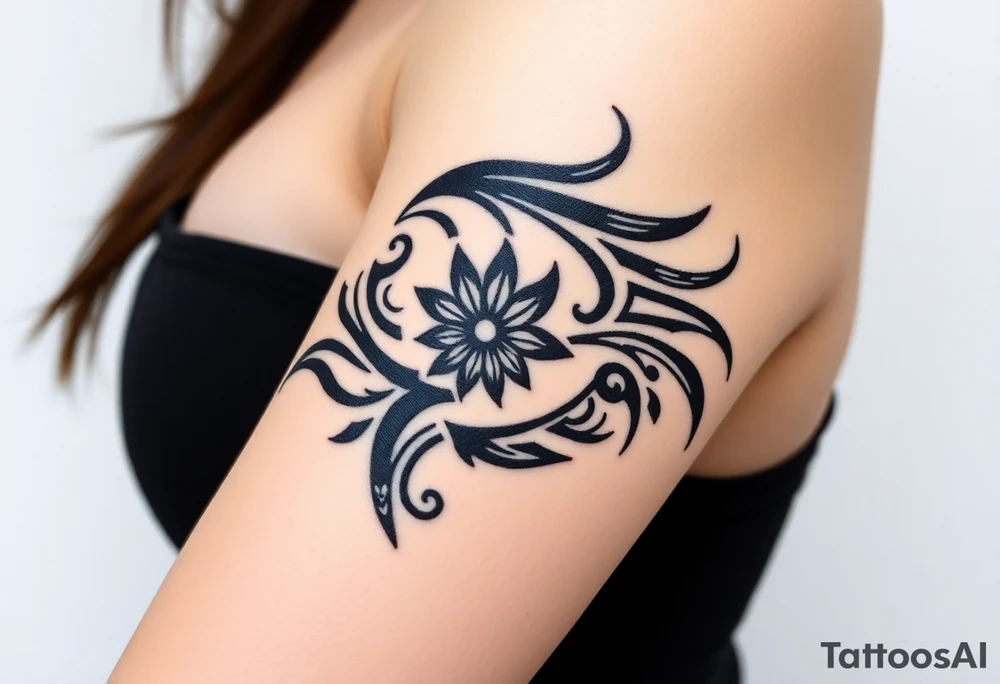 Samoan tribal tattoo idea