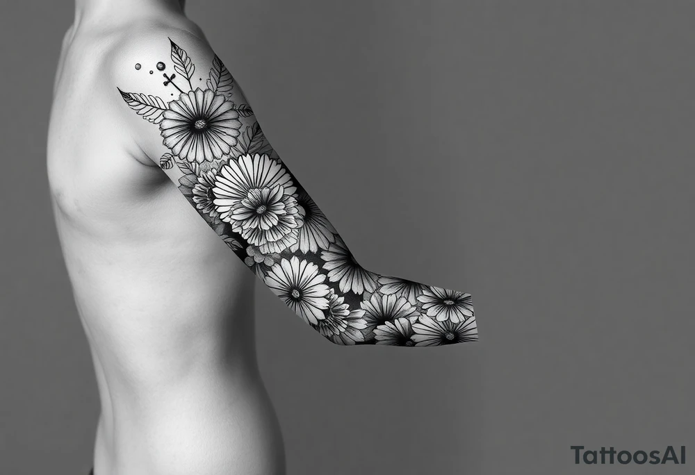 patchwork tattoo design different images tattoo idea