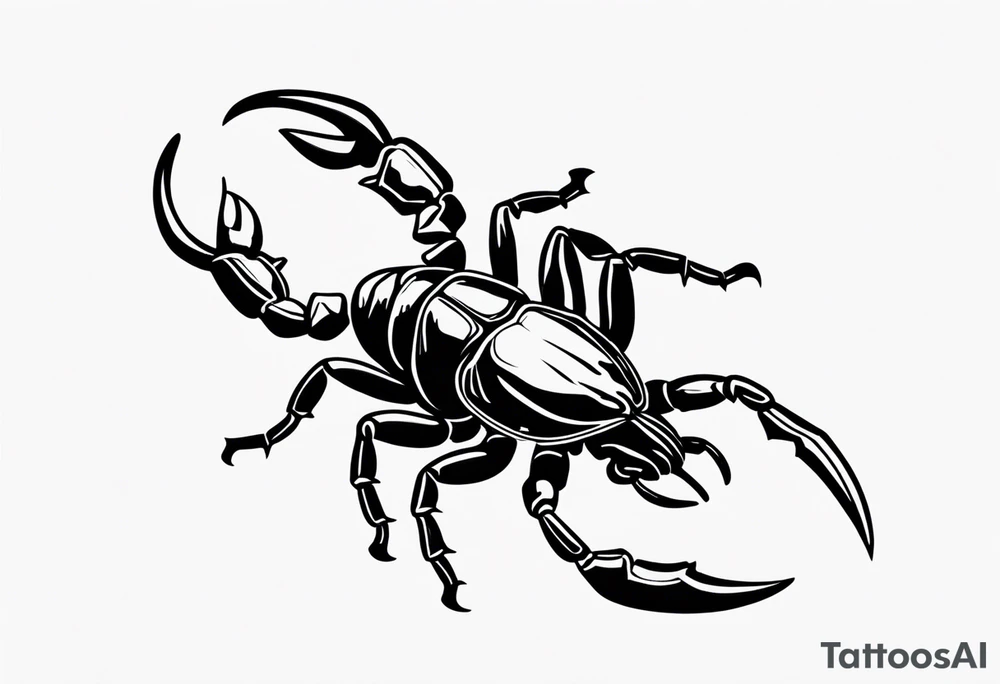 small Julia scorpion tattoo idea