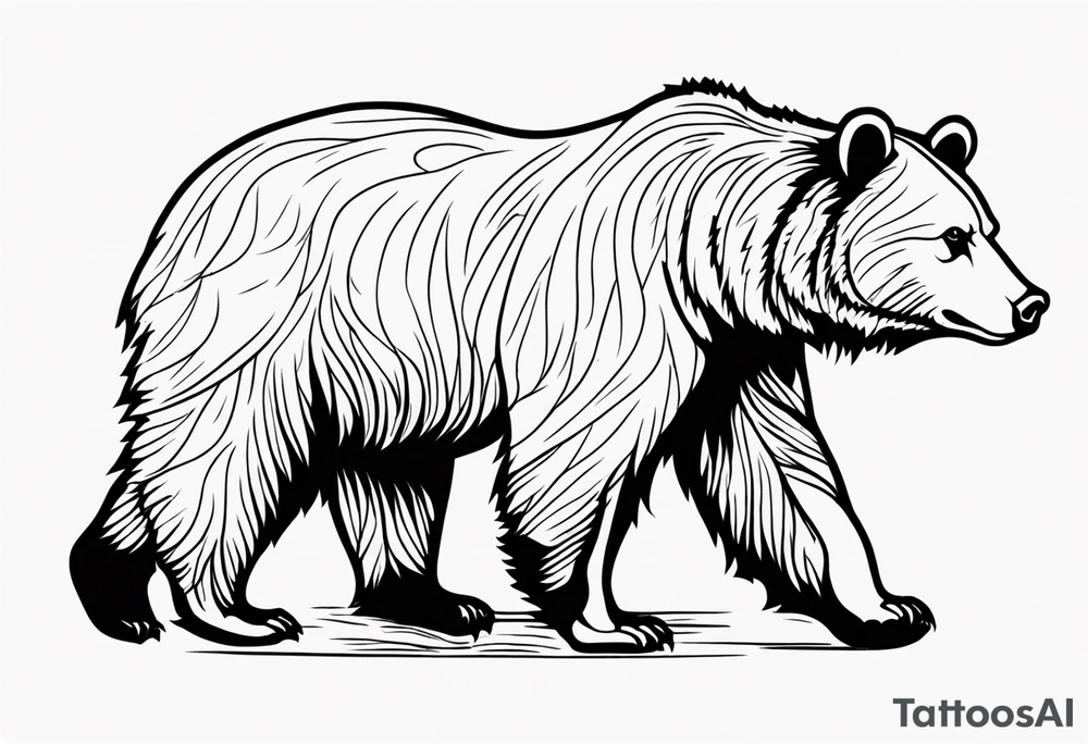 grizzly bear tattoo idea