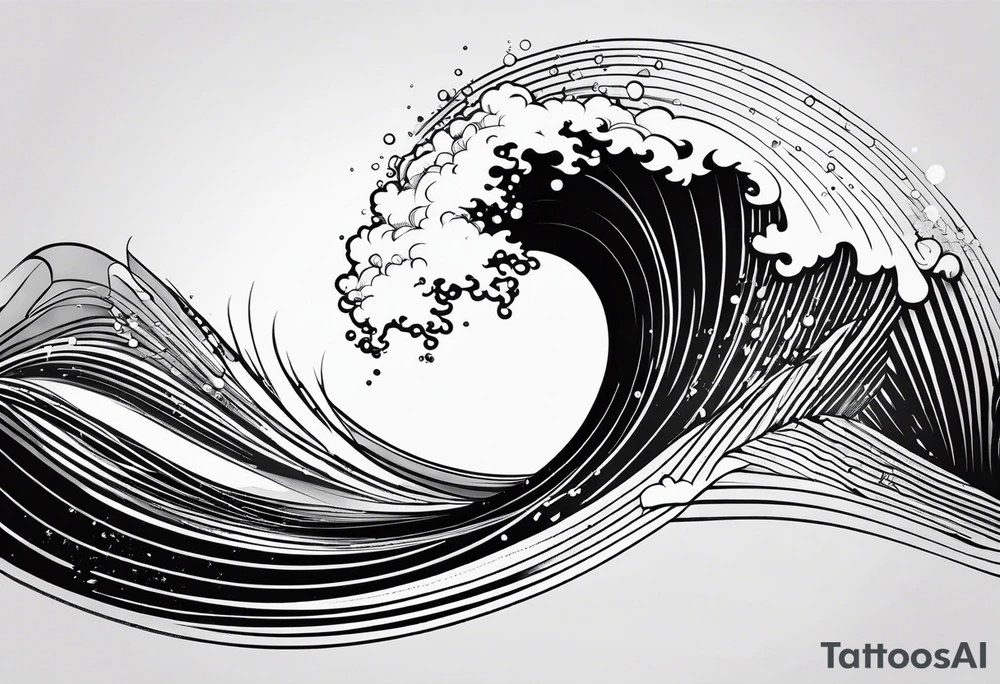 electromagnetic wave spectrum tattoo idea