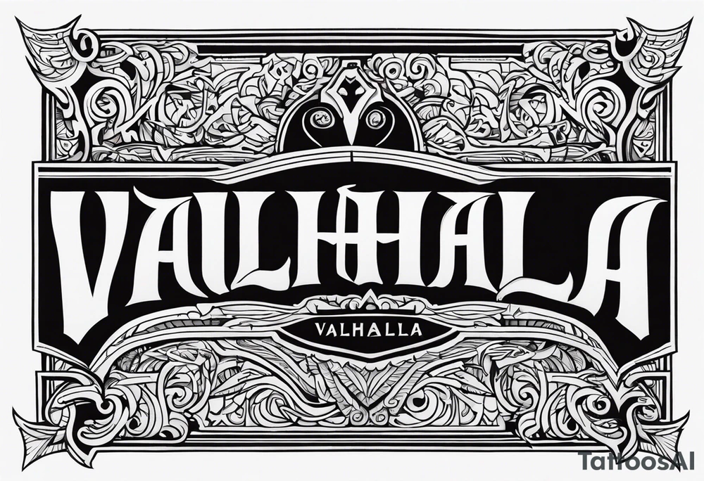 Valhalla tattoo idea