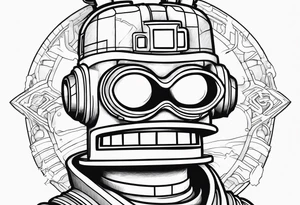 Futurama Bender Fry's that where he says fuck you tattoo idea