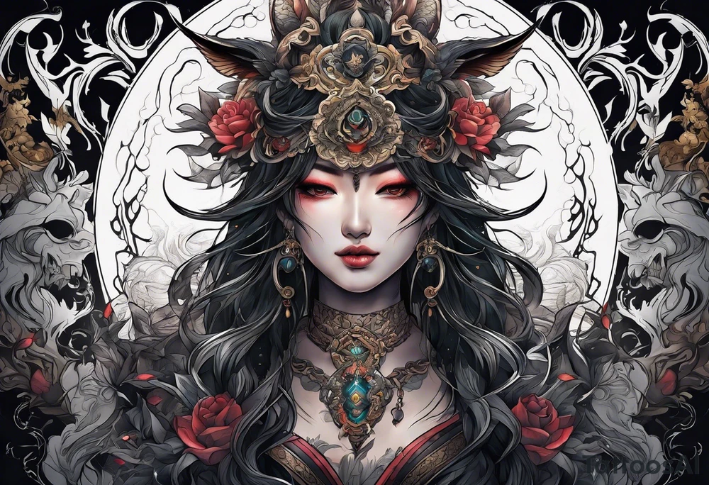 overcoming inner demons 
suffering and finding light through the darkness
self-respect tattoo idea