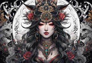 overcoming inner demons 
suffering and finding light through the darkness
self-respect tattoo idea