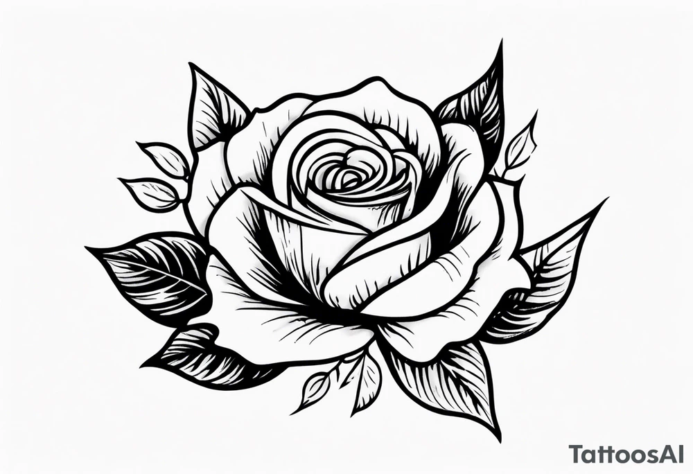 rose tattoo idea