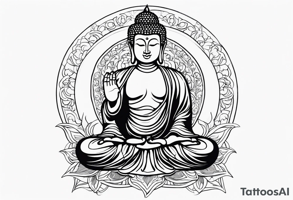 buddha tattoo idea