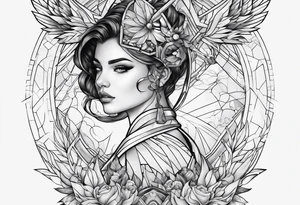 Futuristic hope tattoo idea