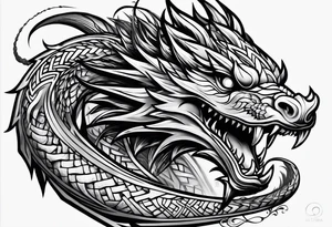 Wyrm tattoo idea