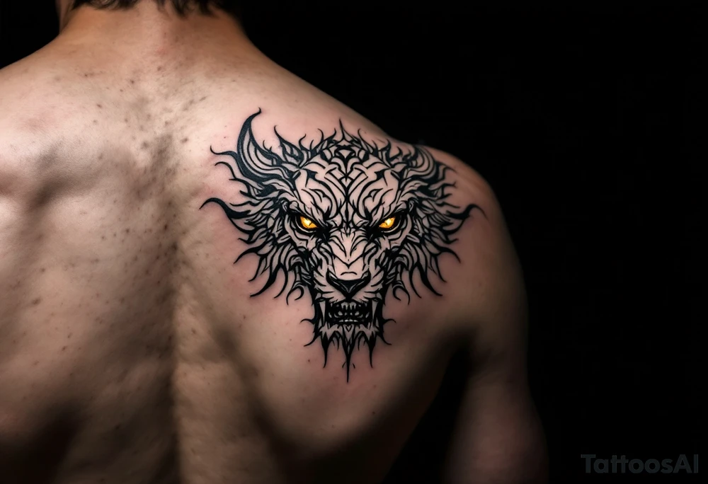 cool pattern tattoo idea