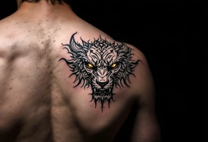 cool pattern tattoo idea