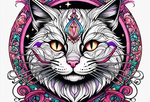 Cheshire Cat tattoo idea