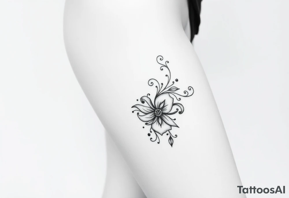 Sexy thigh tattoo tattoo idea