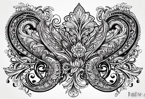 Paisley tattoo idea