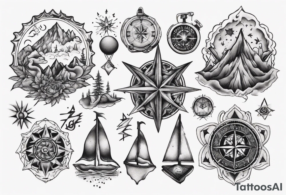 not all who wander are lost tattoo idea