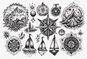 not all who wander are lost tattoo idea