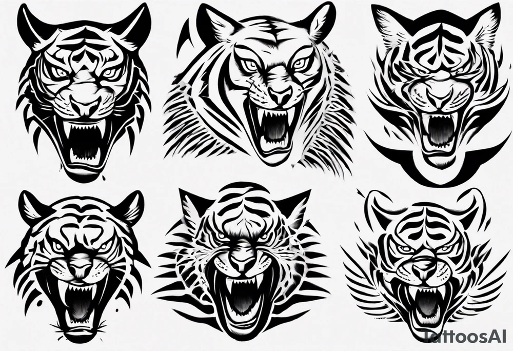 Flying tiger tattoo idea