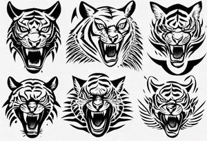 Flying tiger tattoo idea