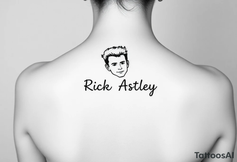 Rick Astley meme tattoo idea