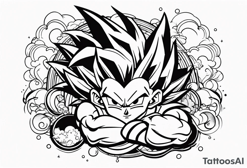dragonball z tattoo idea