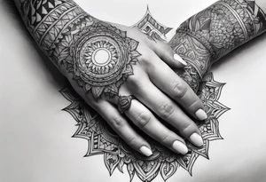 агfull hand tattoo ghotic tattoo idea