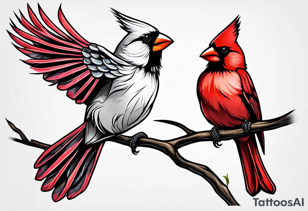 Cardinal and Pa tattoo idea