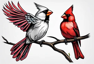Cardinal and Pa tattoo idea