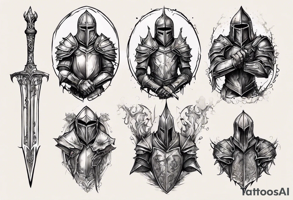 Knight tattoo idea