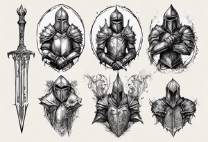 Knight tattoo idea