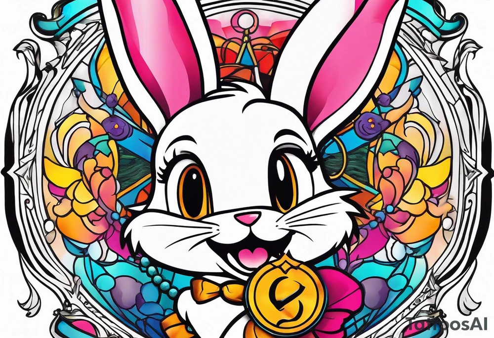 Lola bunny with anchor tattoo idea
