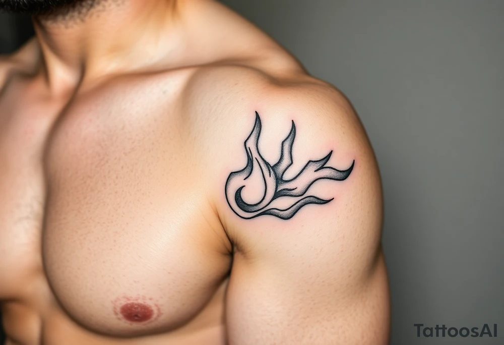 flame tattoo idea